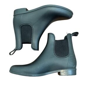 Sam Edelman‎ Tinsley Matte Black Chelsea Rain Boots Women's Size 7 Waterproof